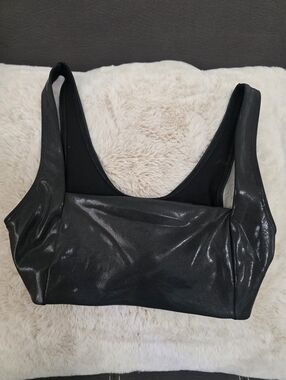 Victorias Secret Pink - Black Shimmer Bralette